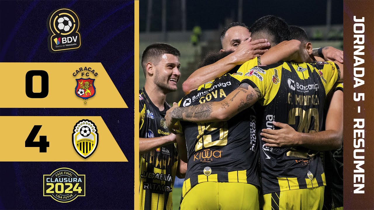 Táchira ganó con autoridad el Clásico | LigaFUTVEBancoDeVenezuela | Caracas vs. Táchira