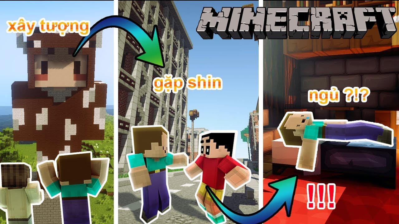 Một ngày của Noob!?! l Minecraft một ngày