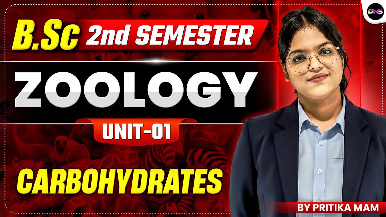 BSc 2nd Semester Zoology | Carbohydrates | BSc Zoology Unit-1st Carbohydrates | #BscZoology2ndSem