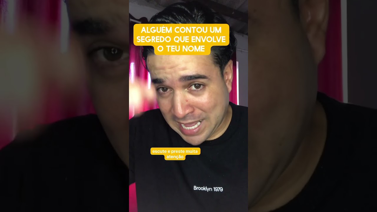 Alguém contou um segredo que envolve o teu nome pra uma pessoa 
