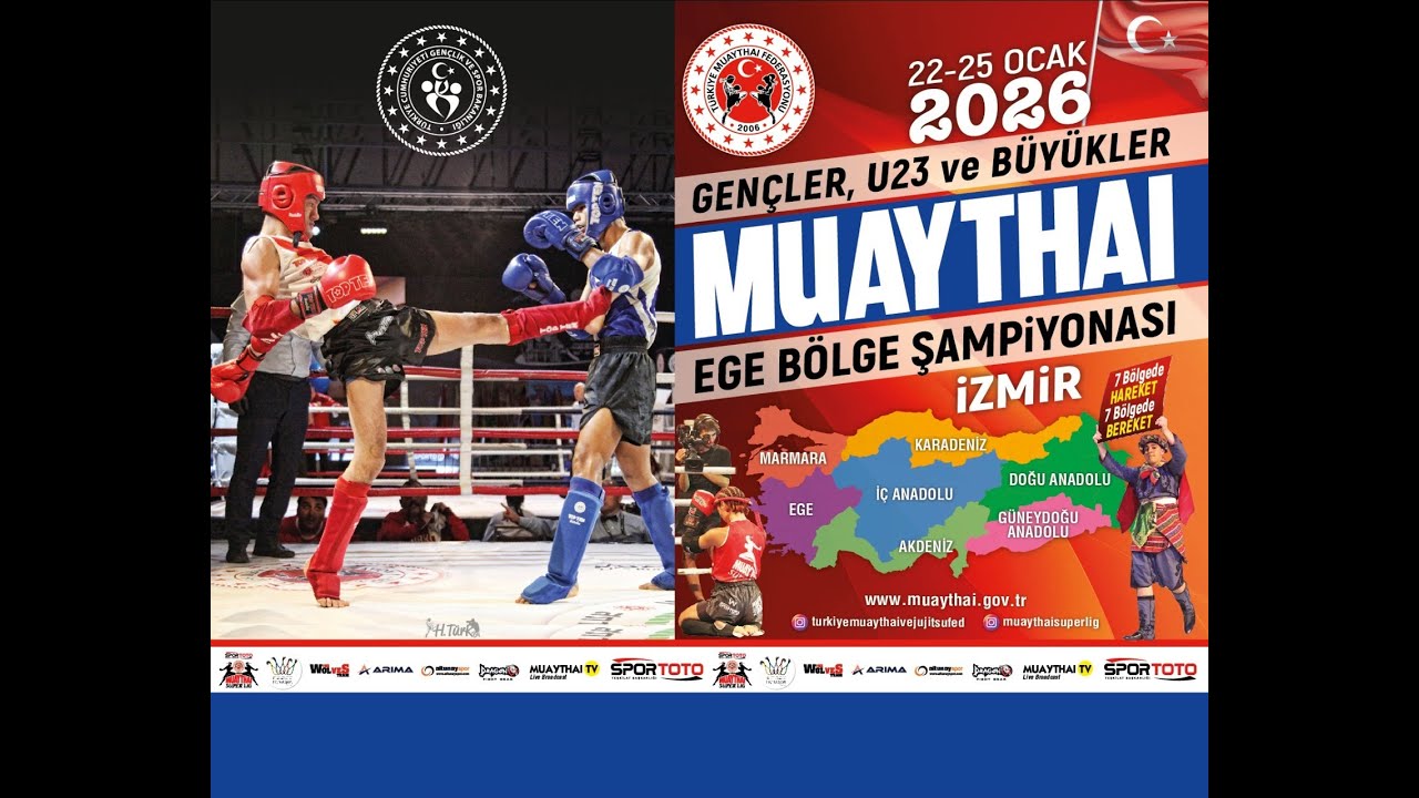 Ünilig Muaythai Türkiye Şampiyonası RİNG B - 14-16 Şubat 2026 / Burdur / 15.02.2026
