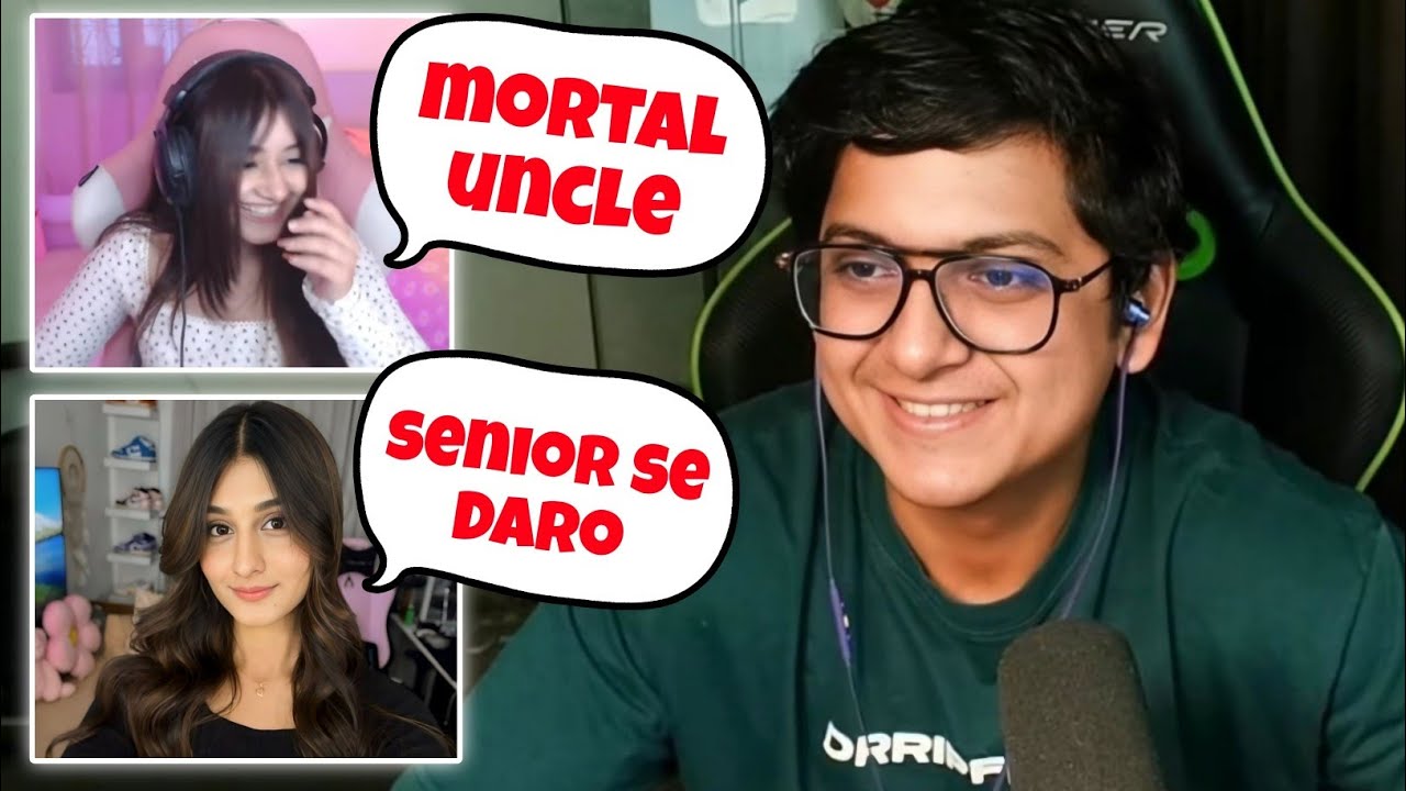 S8UL Harshita Fun with Mortal 🔥