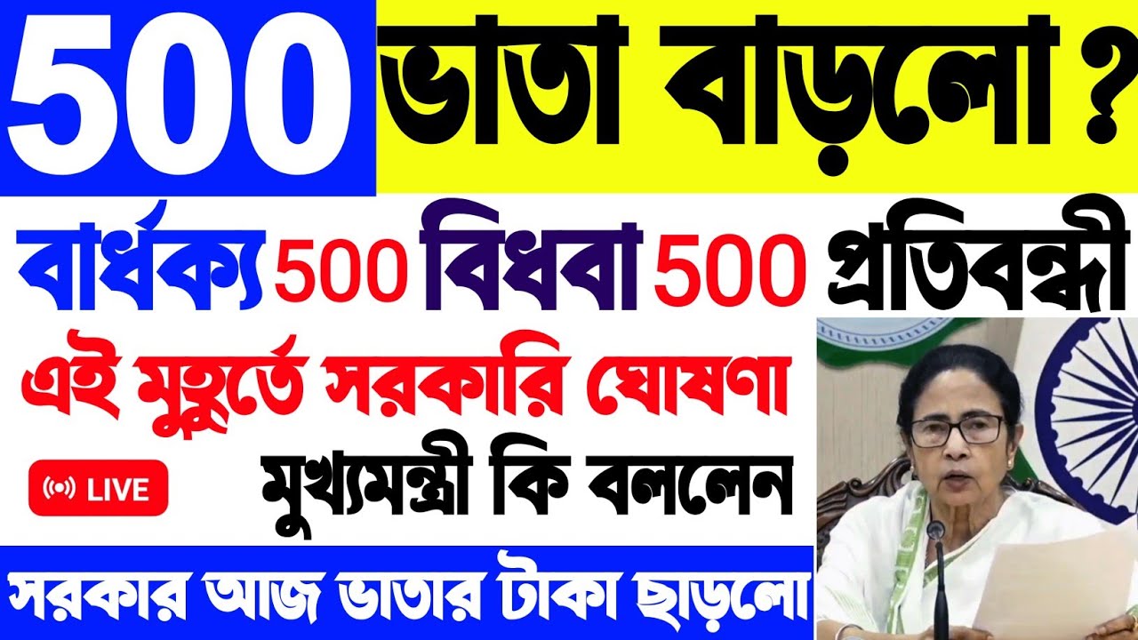 BREAKING UPDATE | আজ ভাতার টাকা ঢুকতে শুরু! কোন জেলায় পেলেন দেখুন | Bhatar Taka Aaj Dhukche 