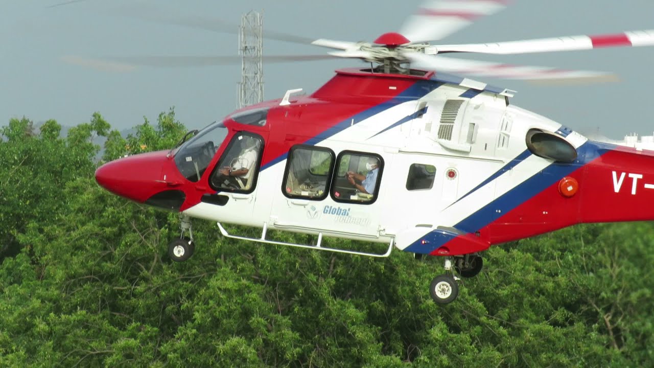 Chief secretary Somesh kumar IAS in helicopter back to Hyderabad