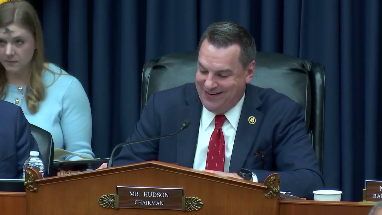 Rep. Hudson's Opening Statement in Communications & Technology Hearing on Biden's Broadband Blunder