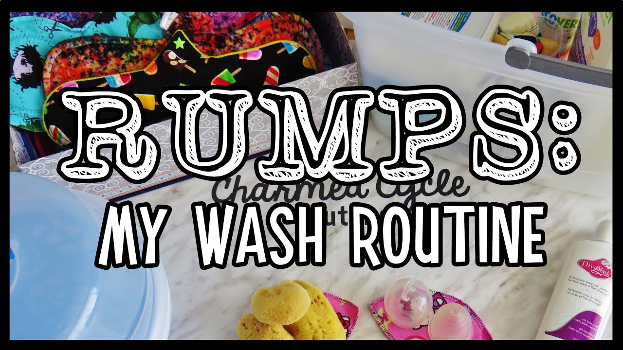 RUMPS/AMPS Wash Routine - Cloth Pads, Menstrual Cups, Sea Sponge Tampons