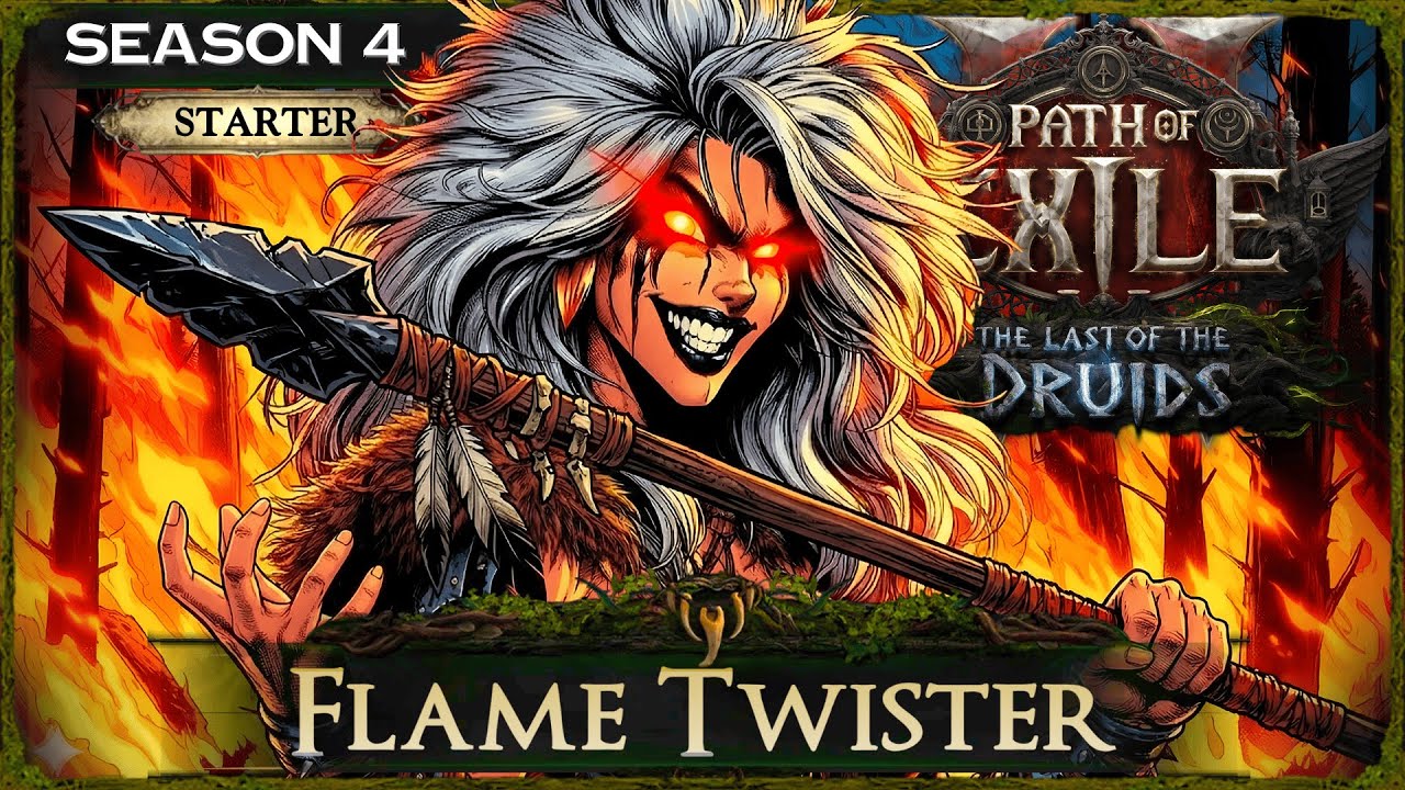 [0.4] PoE 2 STARTER BUILD - FLAME TWISTER - LAST OF THE DRUIDS - PoE 2 Builds