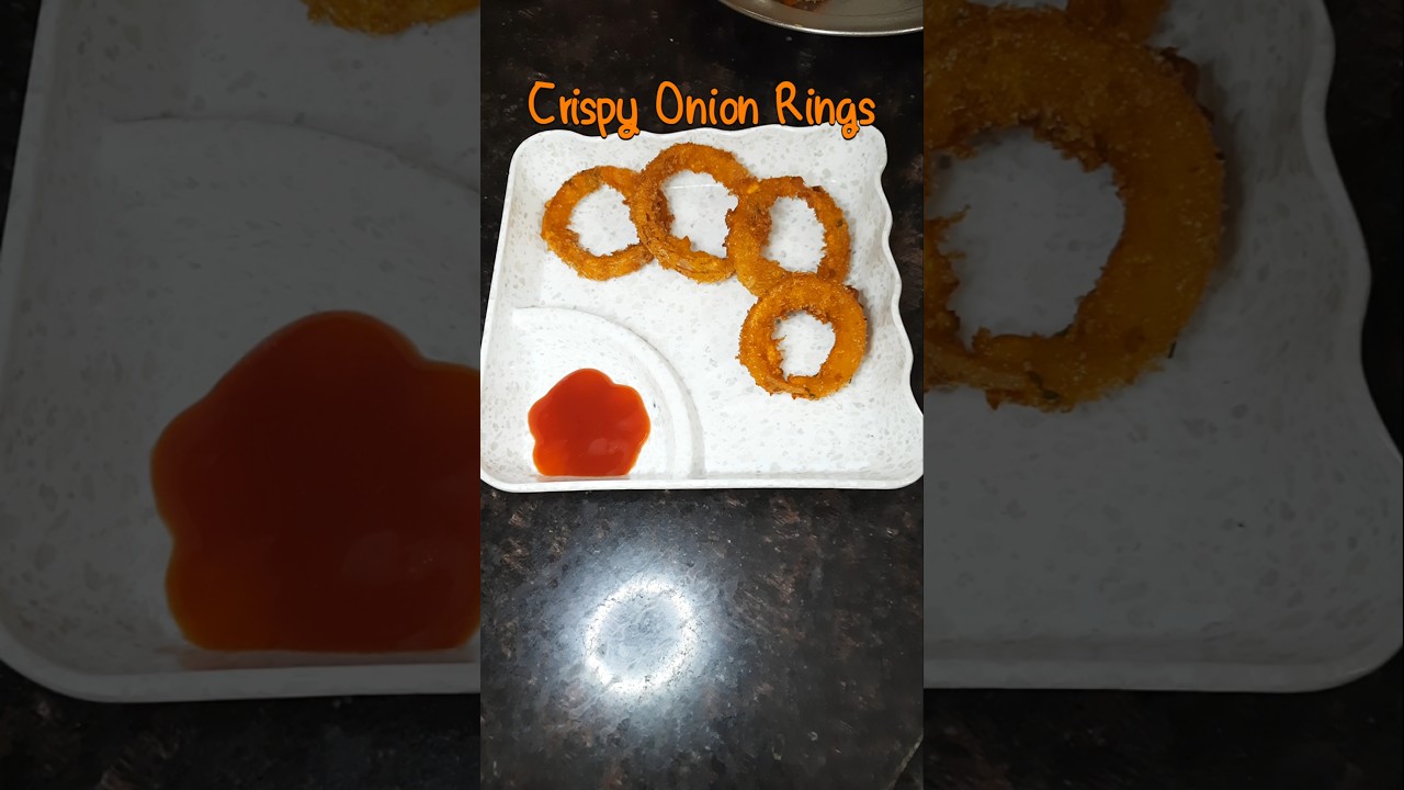 Let's make *Crispy Onion Rings* at home🔥🔥 