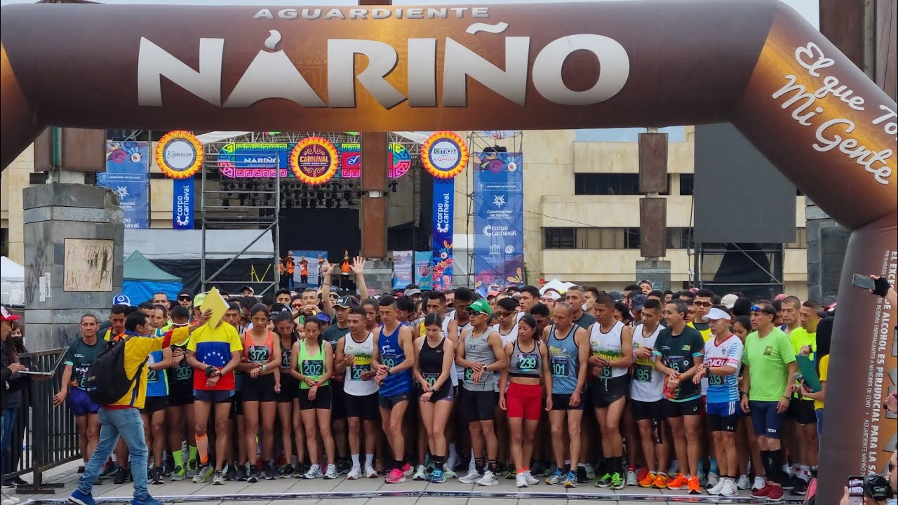 Carrera san silvestre, carrera Fin de a&ntilde;o 2022 Pasto Nari&ntilde;o Plaza del Carnaval 2023