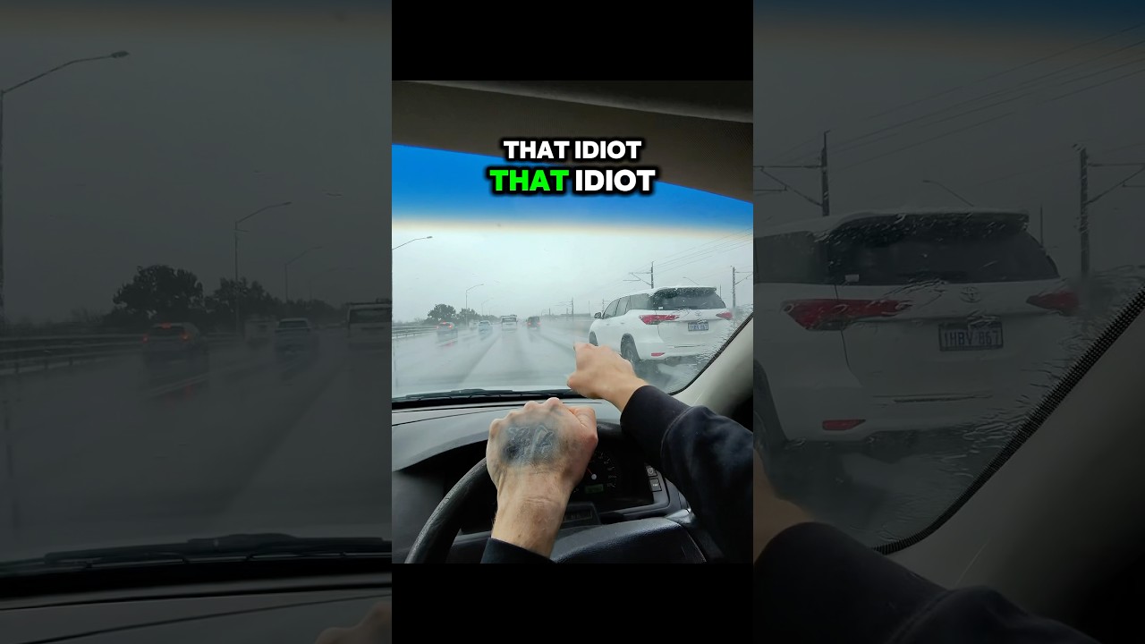 Perth Driving In The Rain&hellip; Lights Go On!!!