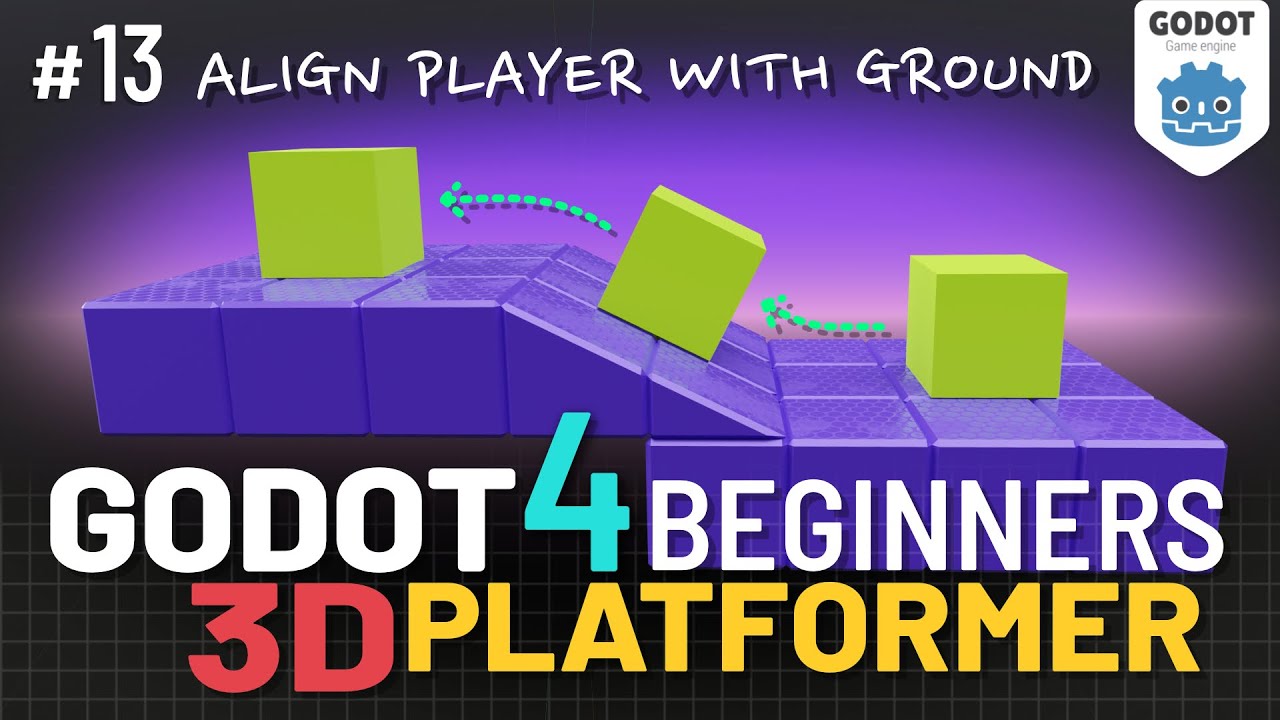 Урок по 3D-платформеру на Godot 4 №13: Выравнивание персонажа по поверхности!