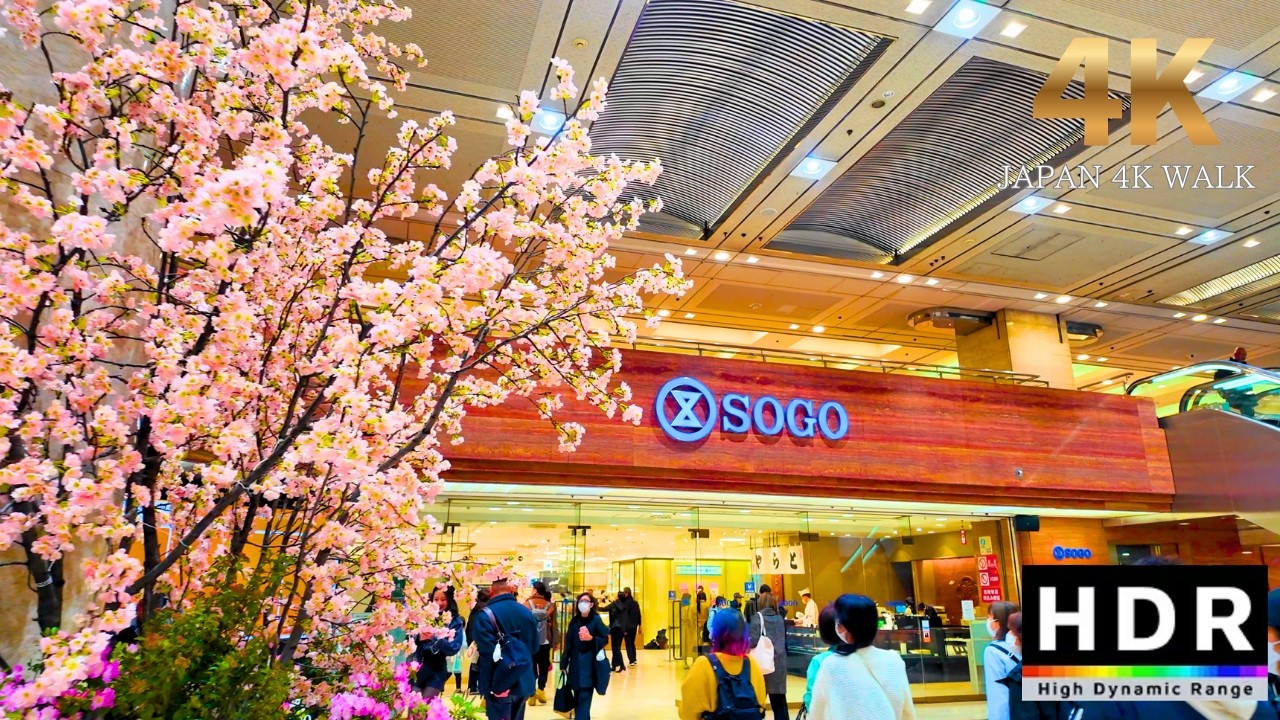 [4K 60fps HDR] 18:00 Sogo/Yokohama/Walk 2026.3.16/11℃ #4k #japanwalk #travel