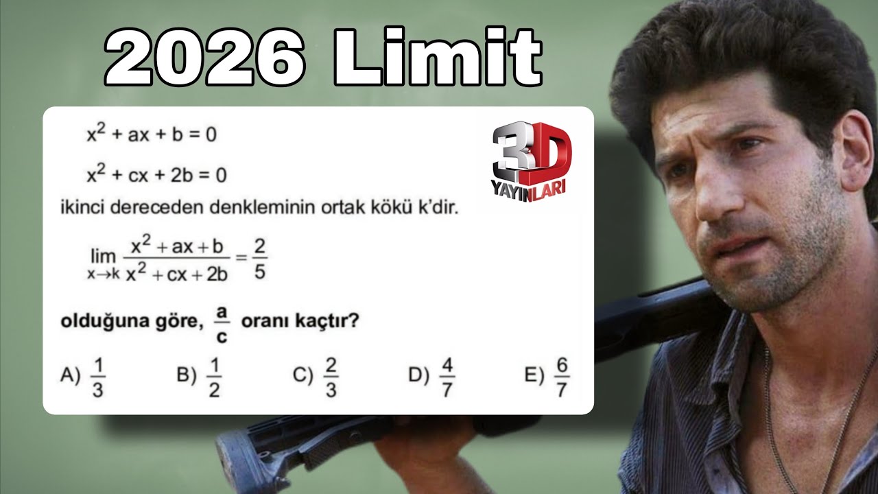 2026 AYT Matematik'de Çıkabilecek Limit Sorusu 2 