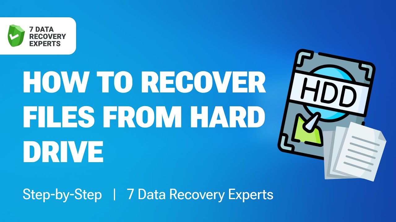 Recover Lost Files from Any Hard Drive – Step by Step (2025)