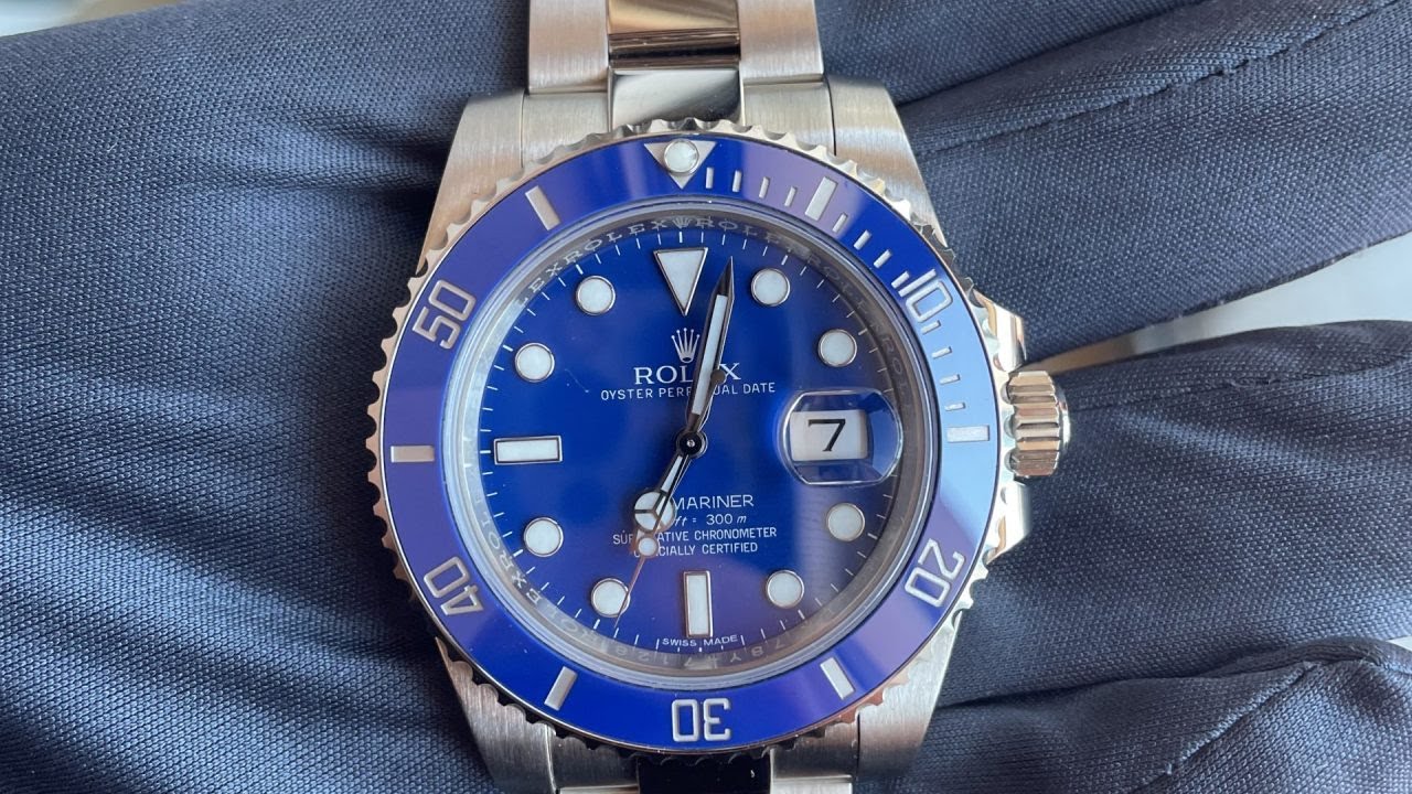 ROLEX Submariner Date (Ref.116619LB) SMURF!