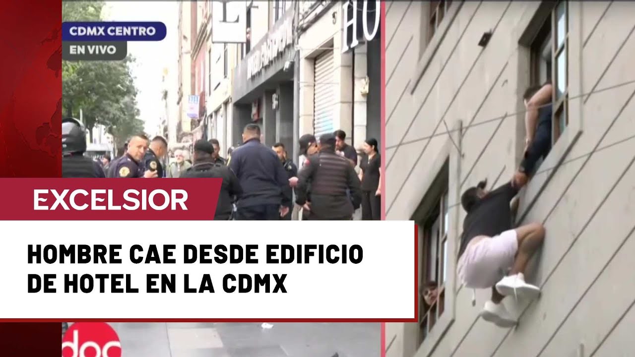 LO &Uacute;LTIMO: Hombre se lanza desde edificio de hotel de la CDMX