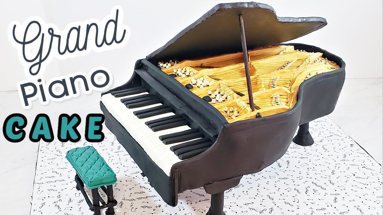 Viral Amazing Grand Piano made with Cake | Piano cake tutorial | Birthday cake