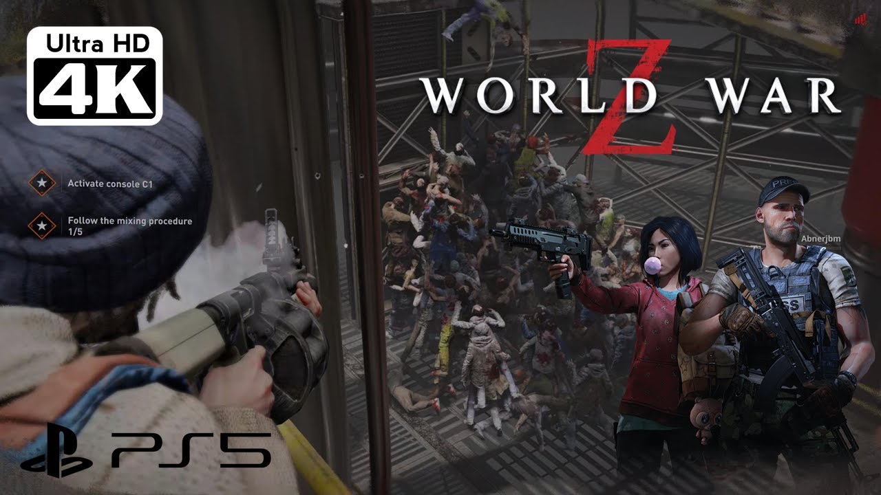 All ZOMBIE HORDE attacks in Moscow - World War Z Aftermath  [4K UHD 60FPS] (No Commentary)