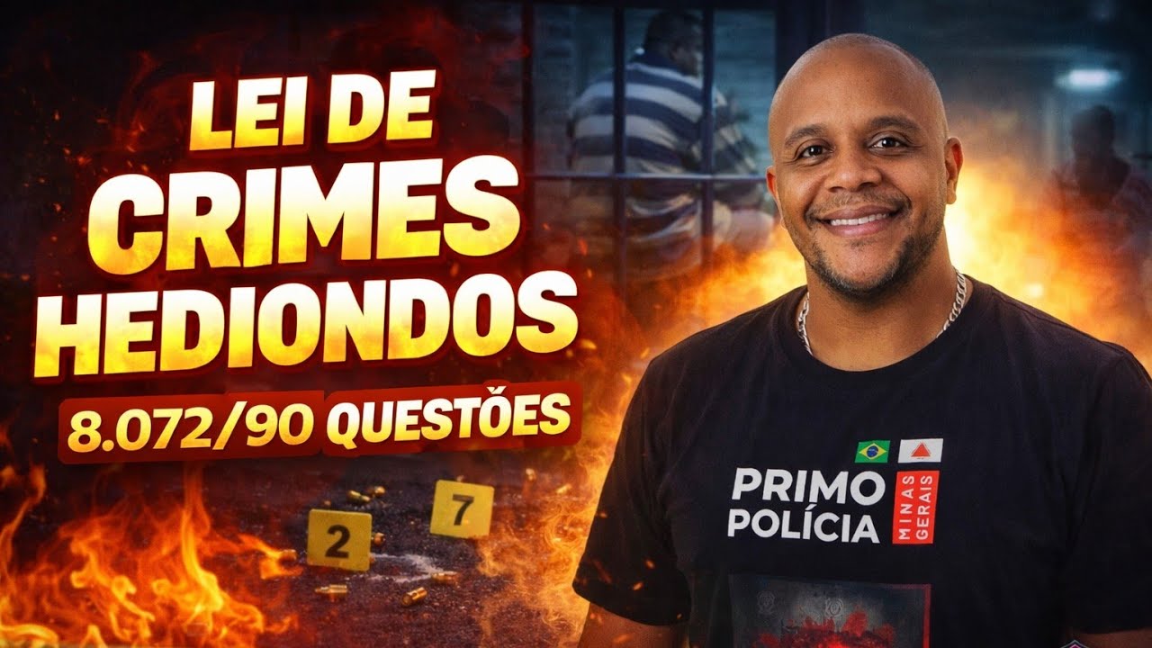 🔥FUNDATEC + Lei 8.072/90 na Prática | Polícia Penal RS e Polícia Penal SP