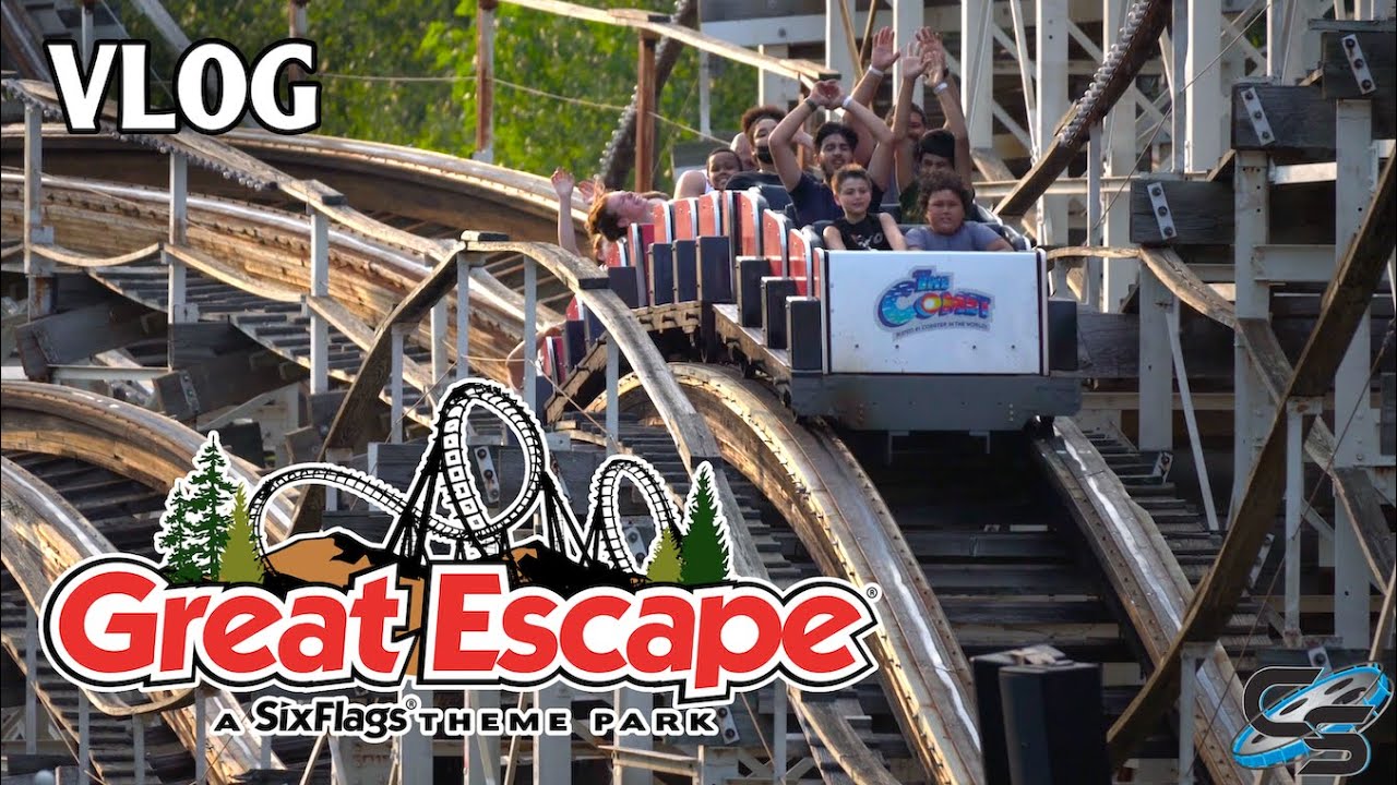 Our First Ever Visit to The Great Escape! Underrated Six Flags Park Vlog