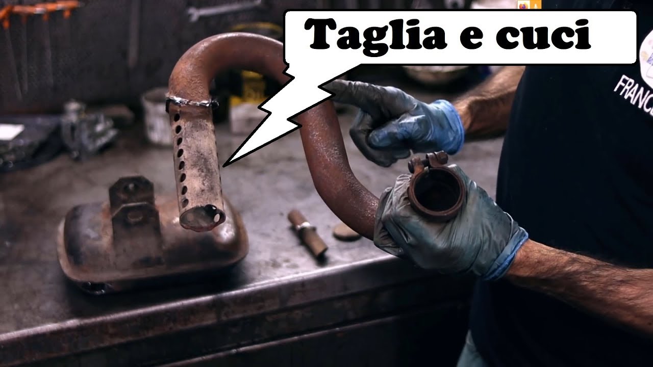 88 - Elaborazione marmitta originale Vespa Px