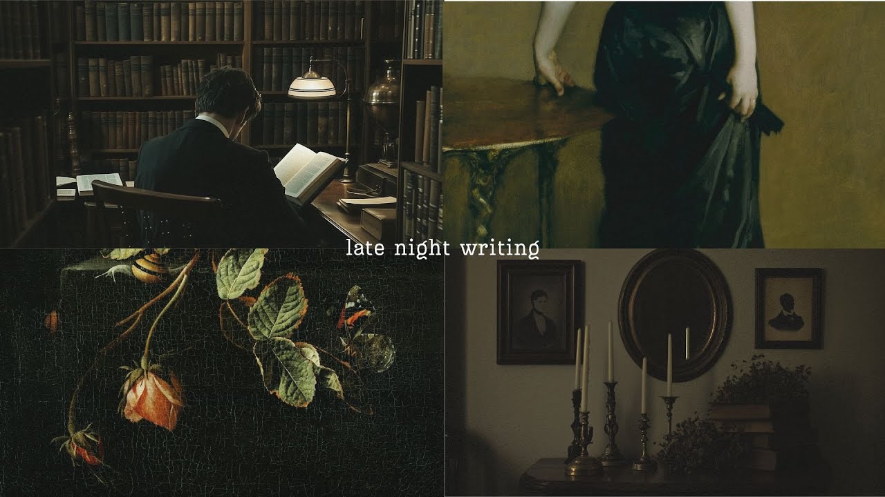 a dark academia playlist for late night writing