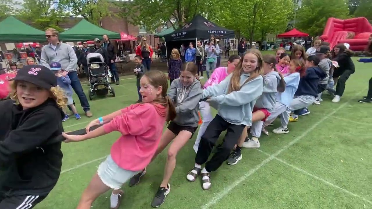 Boys v.s Girls TUG OF WAR