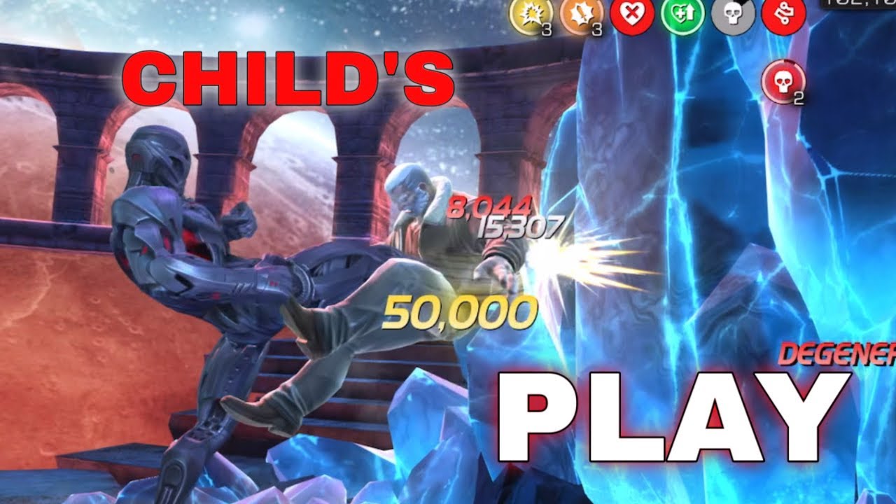 Rank 4 Ultron Clears 1.5 Million Health In 54 SECONDS | Labyrinth Of Legends Old Man Logan - MCOC  