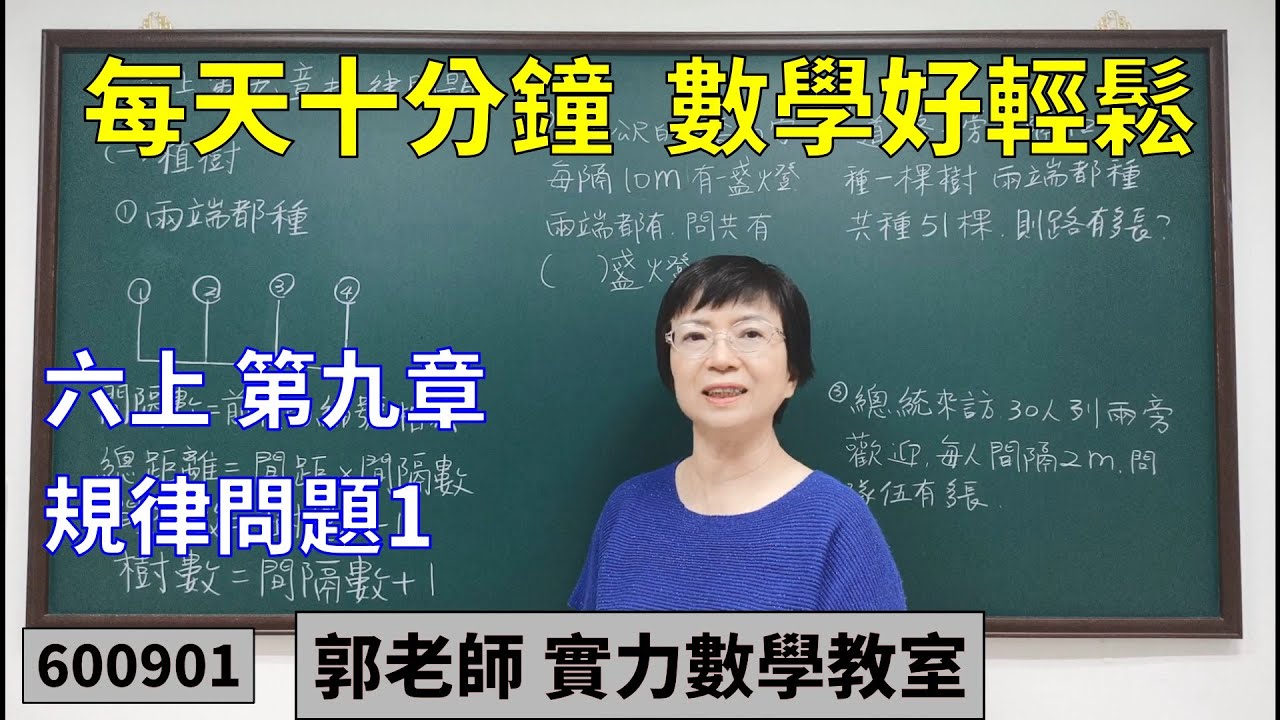 實力數學教室 600901[國小六上] 第九章 規律問題1