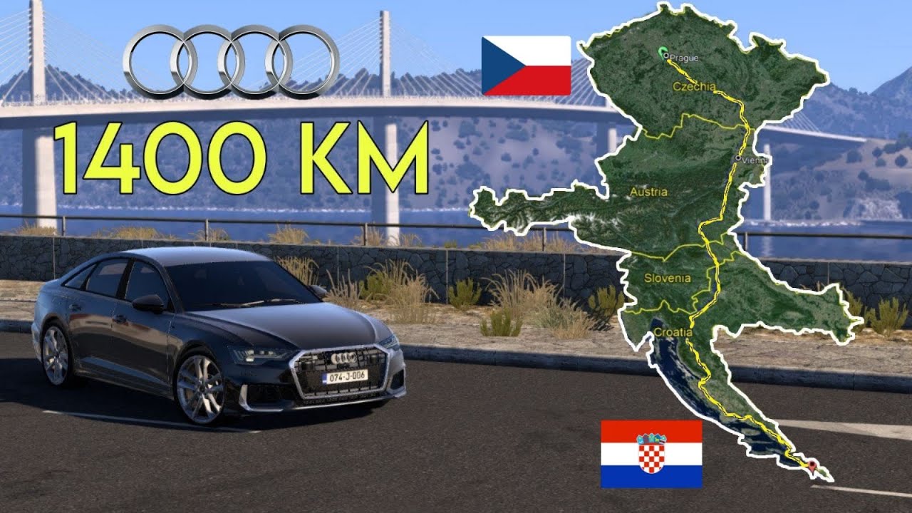 ETS2 Road Trip (Praha to Dubrovnik) Czech Republic to Croatia | Euro Truck Simulator 2