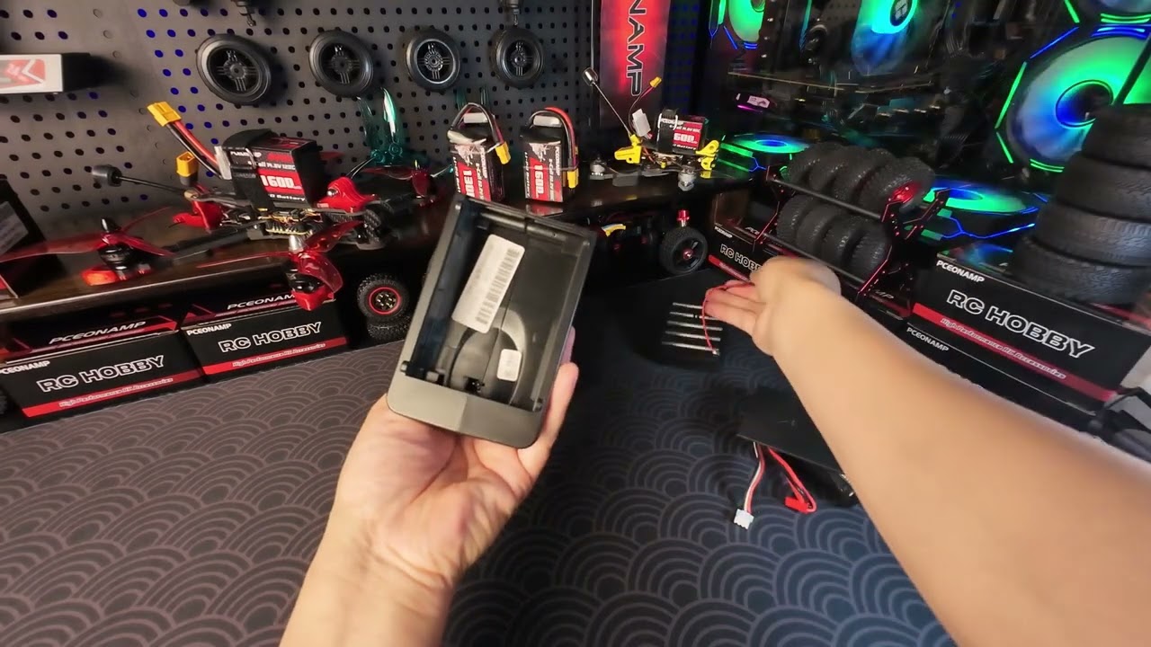 Radiolink RC4GS Lipo Battery Installation with PCEONAMP 5000mAh 7.4V Li-ion Battery