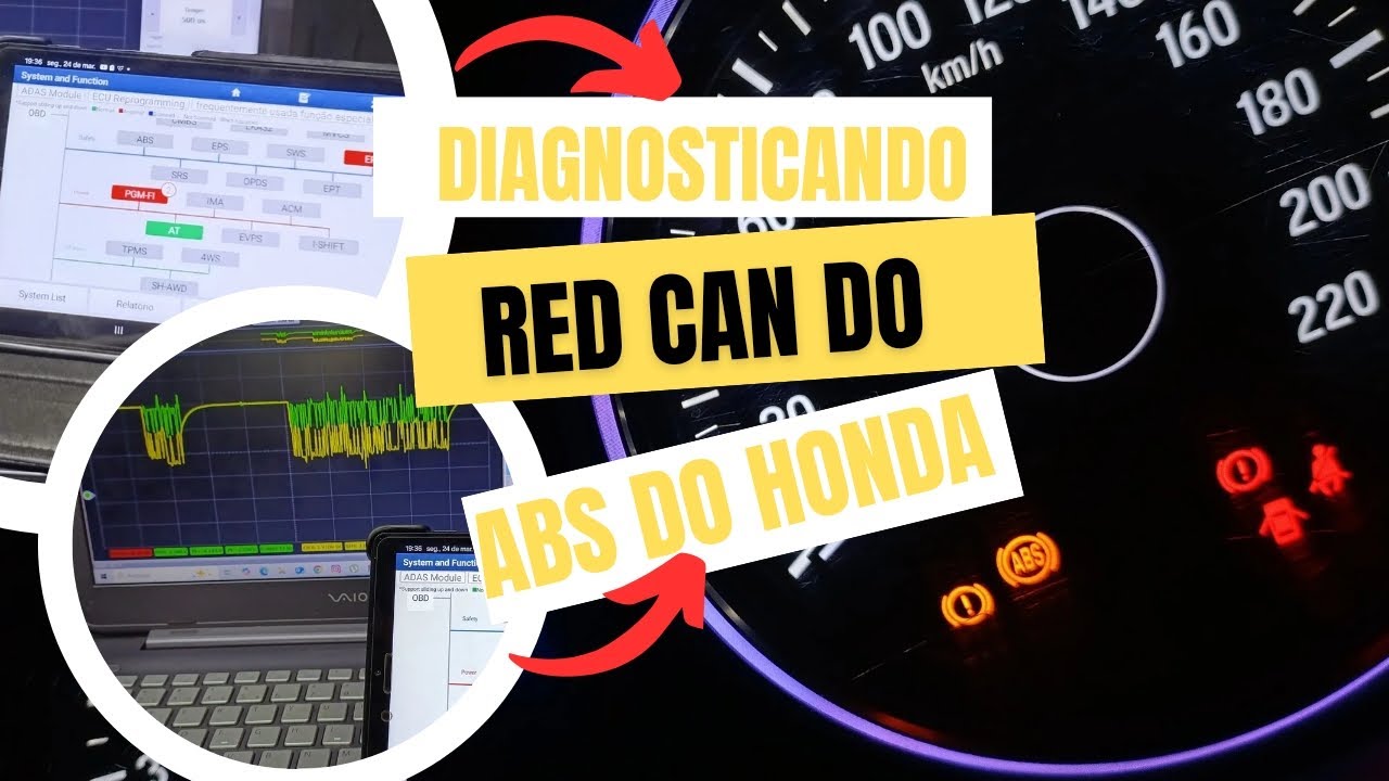 Diagnosticando falha do ABS da HR-V do Honda