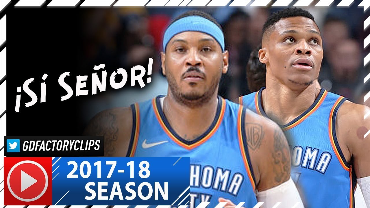 Russell Westbrook Triple-Double & Carmelo Anthony Full Highlights vs Grizzlies (2017.12.09) - CLUTCH