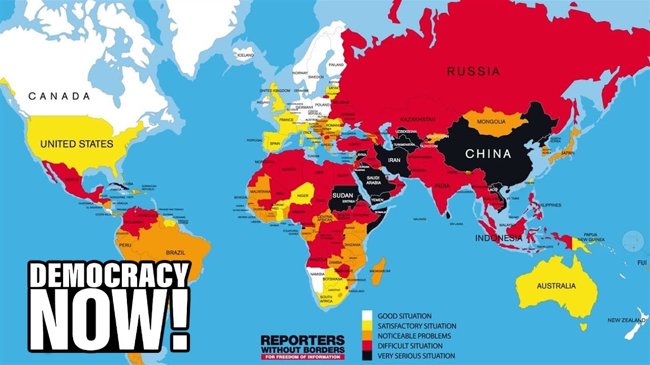 U.S. Plunges in Global Press Freedom Rankings As Obama Wages 