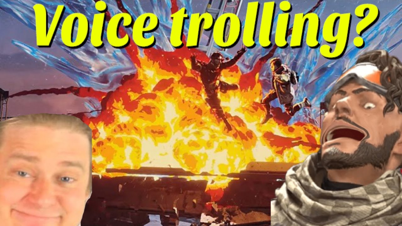 Trying to voice troll in Apex Legends Live