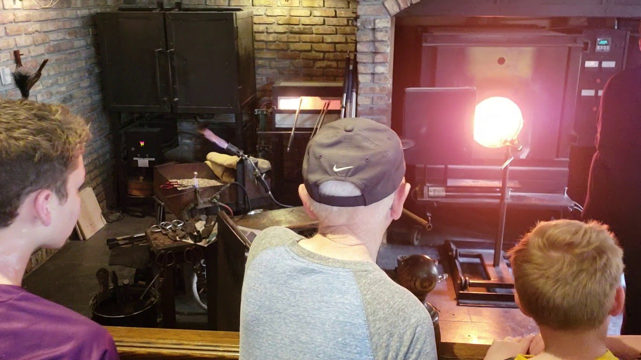 Glass blowing gone wrong at Disney