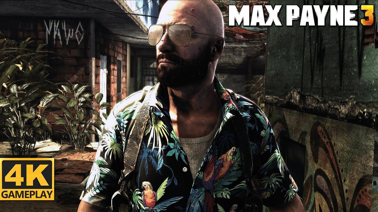 Max Payne 3 4K 60FPS Gameplay (Favela de São Paulo)