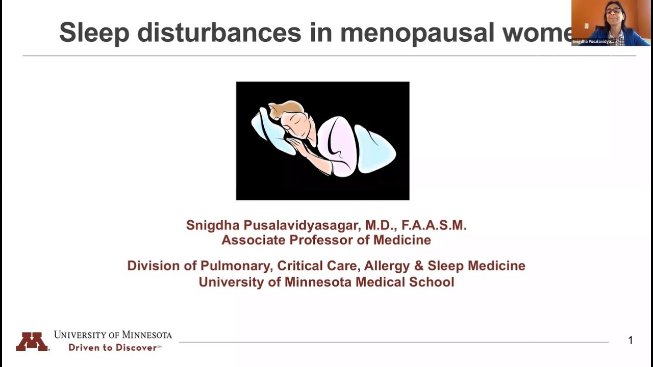 Sleep Disturbances in Menopausal Women