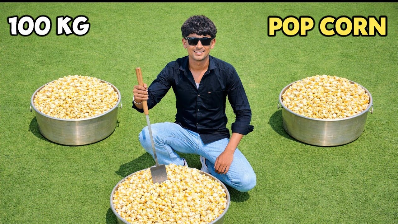 How to Make Popcorn at Home | कढ़ाई में पॉपकॉर्न कैसे बनाएं 🍿@MR.DANGERZONE 