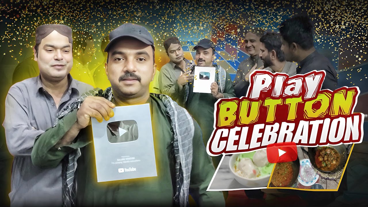 YouTube Play Button Celebration 🎉 | Sajjad Makhni | Gamoo Official