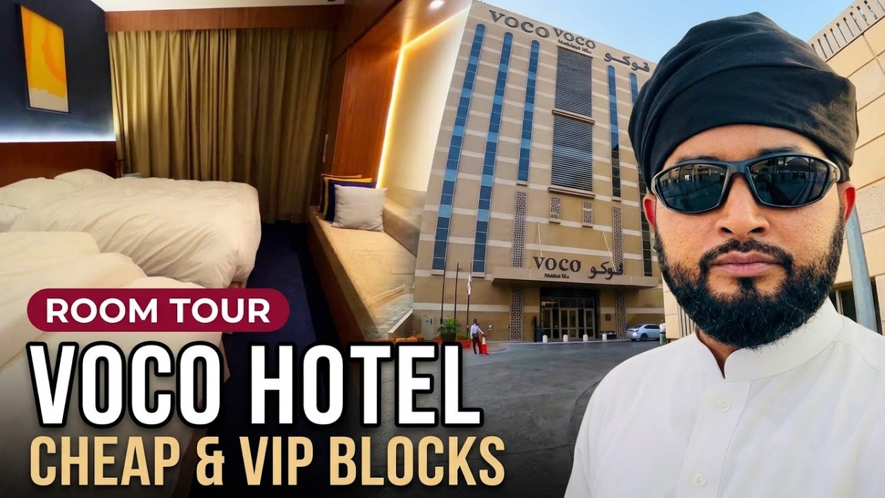 VOCO Hotel in #MAKKAH 🕋 | Free Shuttle Service | ROOM TOUR | Cheap Prices (Audio Fixed) Re-Upload