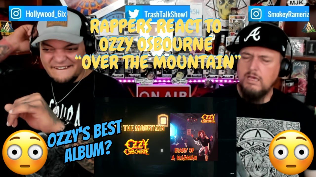Реакция рэперов на песню Оззи Осборна «Over The Mountain»!!!