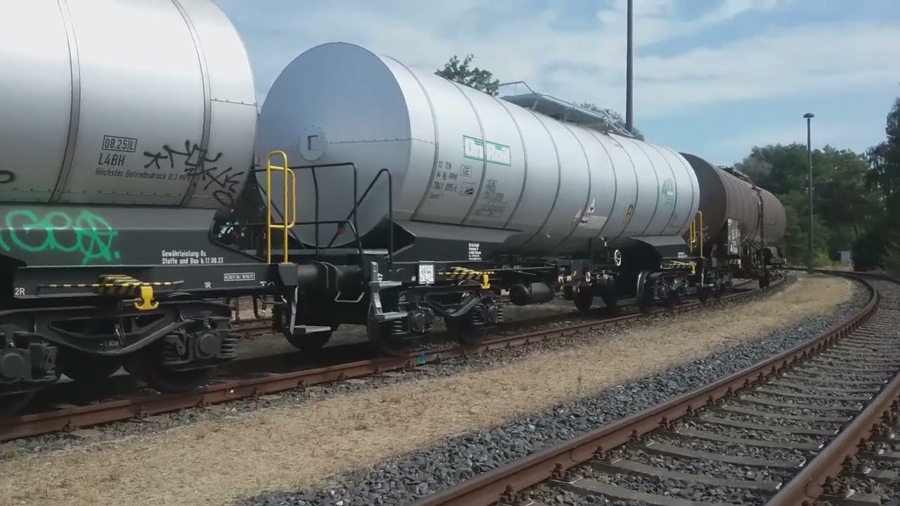Bahnhof Beeskow am 20/21.Juni und Ex.Strecke nach Bad Saarow(Fürstenwalde).
