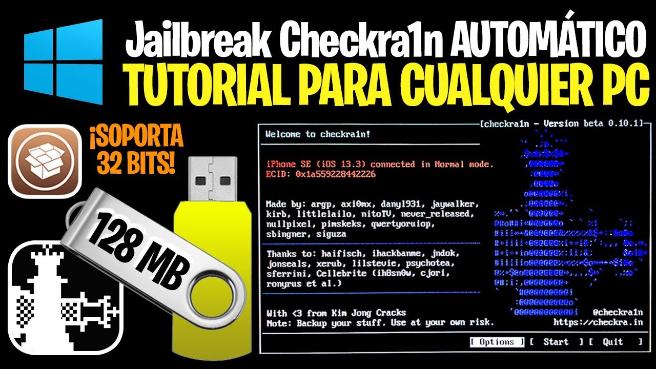 TUTORIAL ✅ Jailbreak PORTABLE Checkra1n OFICIAL iOS 13.4.x y 12.4.x (Checkn1x - BootRa1n)