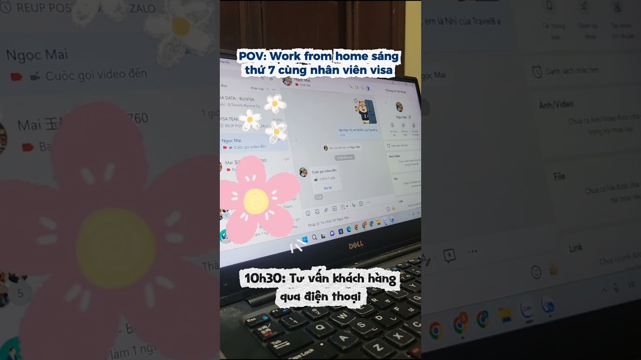 POV: Work from home sáng thứ 7 cùng nhân viên visa