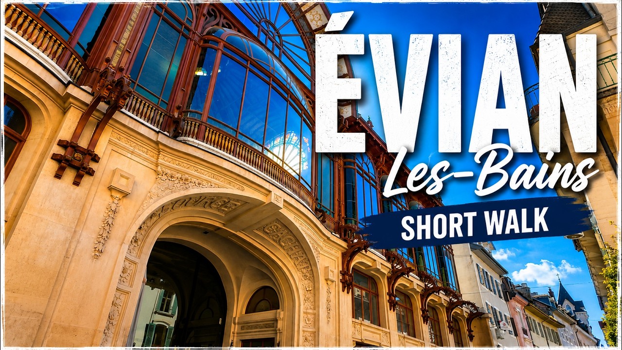 Discover &Eacute;vian-les-Bains, France 🇫🇷 | Relaxing Short Walk