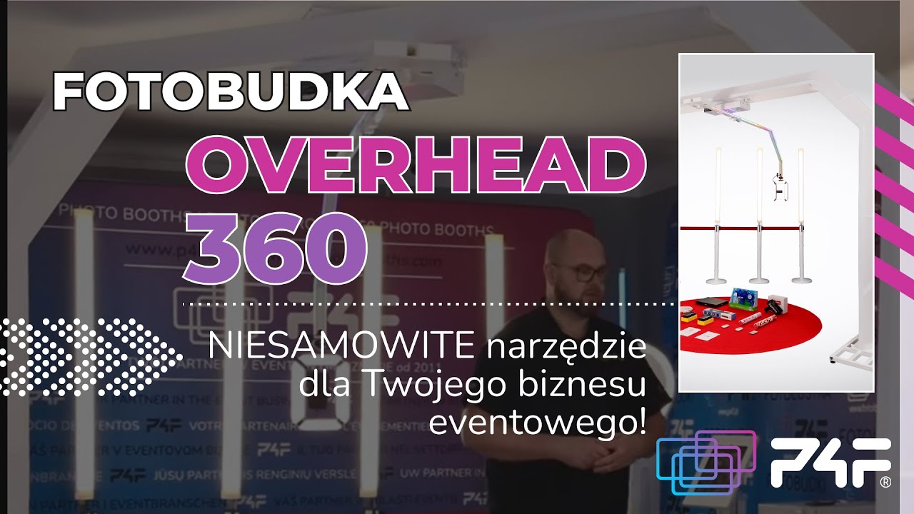 Fotobudka 360 Overhead Brama biała, 360 Photo Booth
