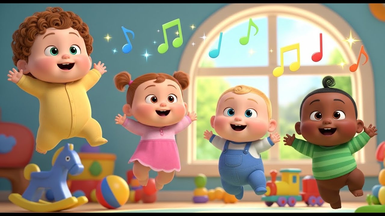 Jump Jump Baby Song 🐥🎶 | Fun Action Song for Babies & Toddlers