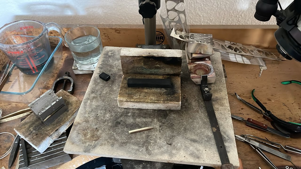 Live Annealing of Gold Ingots: Roberts & Co Jewelry Making Stream