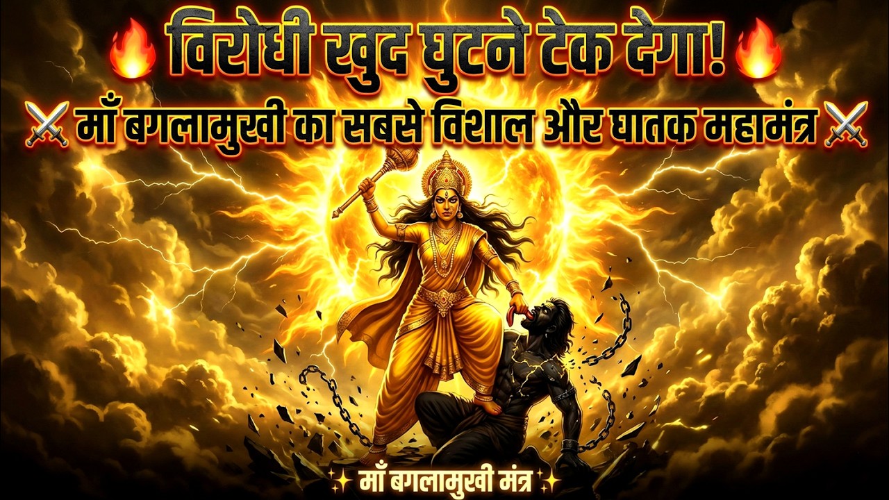 जब न्याय न मिले, तब यह सुनें! माँ बगलामुखी का न्याय-स्तम्भन मंत्र । माँ बगलामुखी मंत्र | Baglamukhi